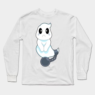Ghost Halloween Prisoner Long Sleeve T-Shirt